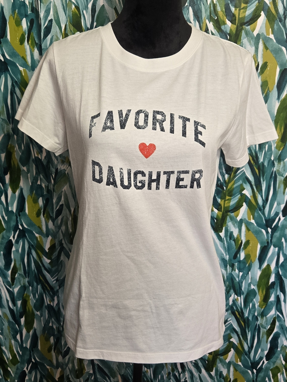 Sub_Urban Riot White "Favorite Daughter" Graphic Tee with Red Heart